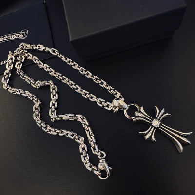 Collar Chrome Corazones Cromados