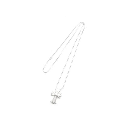 Collar Corazones Cromados
