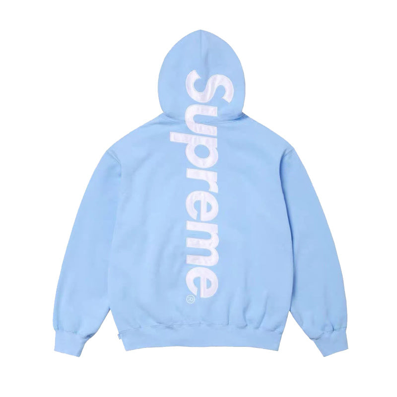 Supr3me 22FW Satin Appliqué HoodIE