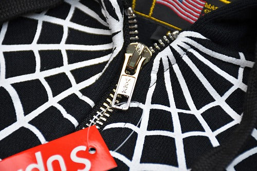 SUPR3ME X V4NS0N LEATHERS X SPIDER MAN HOODIE