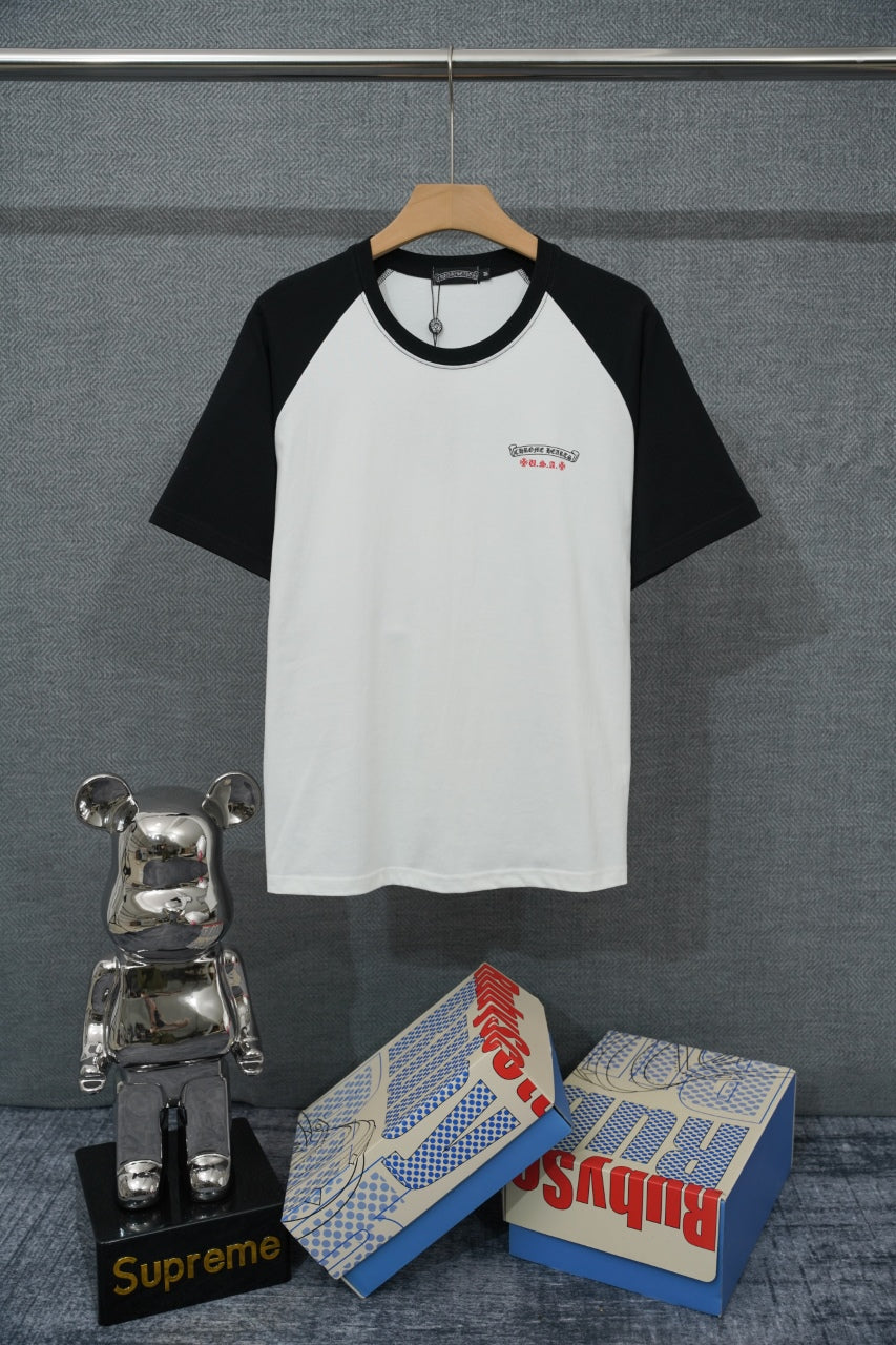 USA FLAG TEE CORAZONES CROMADOS