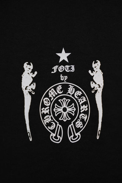 skull TEE CORAZONES CROMADOS