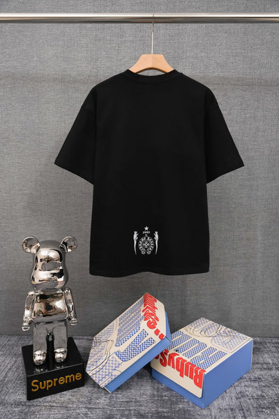 skull TEE CORAZONES CROMADOS
