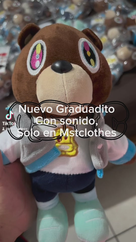 Graduadito bear plush with sound!!!