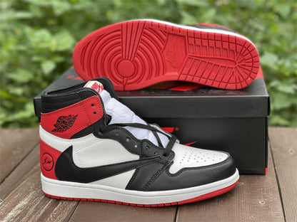 Nike Air Jordan 1 Retro High OG W Satin Black Toe Rojo