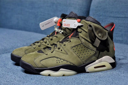 Nike Air Jordan 6 Retro Travis Scott Verde Militar