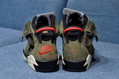 Nike Air Jordan 6 Retro Travis Scott Verde Militar