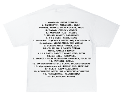Data Tainy Tracklist Tee